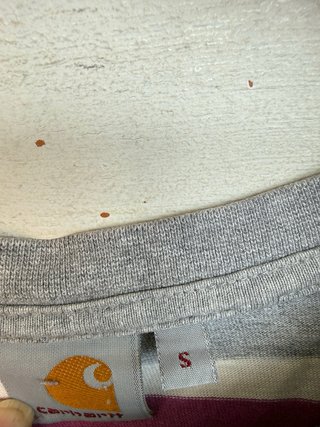 Camiseta manga corta rayas CARHARTT talla S