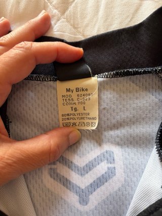 Maillot Ciclismo Hombre Bike Talla L