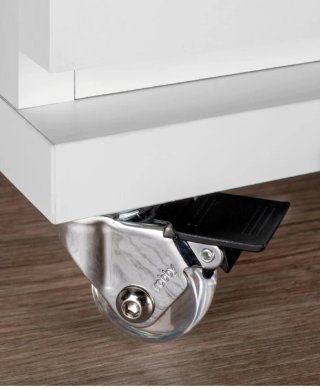 Ruedas giratorias para muebles con freno