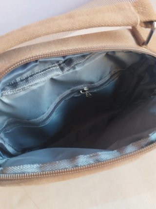 Bolso bandolera de lona