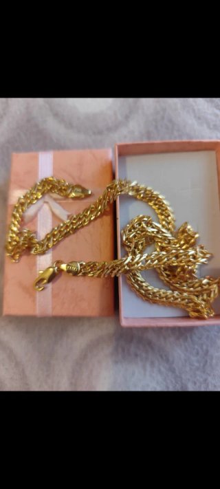 Collar Oro 18k liminado