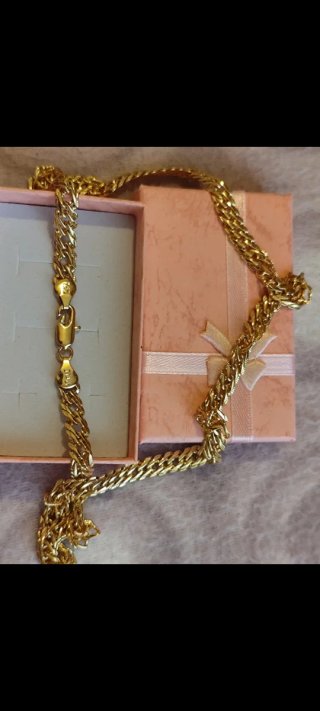 Collar Oro 18k liminado