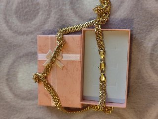 Collar Oro 18k liminado