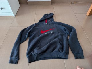 Sudadera Nike Air Gris 12 años