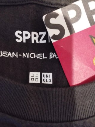 Camiseta Uniqlo SPRZNY Basquiat Talla M