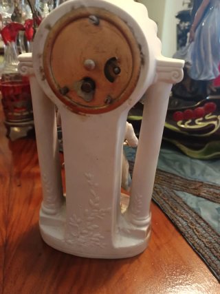 Reloj Antiguo Modernista Cerámica 1920