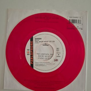 Queen - The Show Must Go On 7" Vinile Rosso Italia