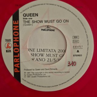 Queen - The Show Must Go On 7" Vinile Rosso Italia