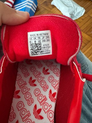Adidas Spezial Rojas Talla 42