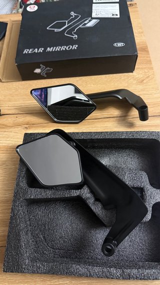Espejos Retrovisores Moto Negros