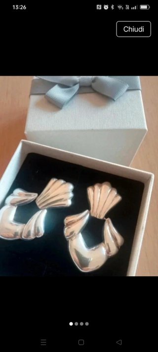 Orecchini vintage argento 925