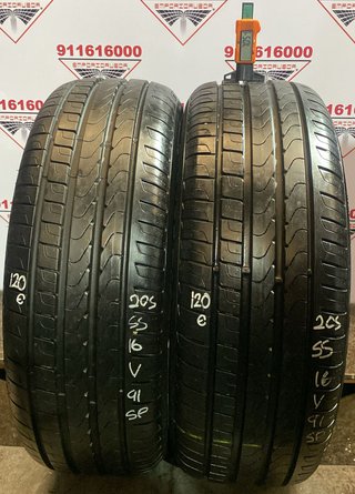 205 55 16 V PIRELLI RUEDA AL 90% VIDA UTIL