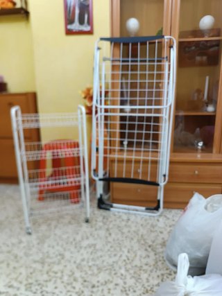 Tendedero y carrito multiusos