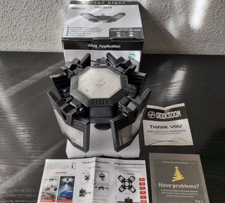 Lámpara luz LED techo 120W, 12.000 LM, E27