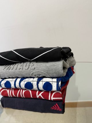 Lote 5 Camisetas de marca grado A