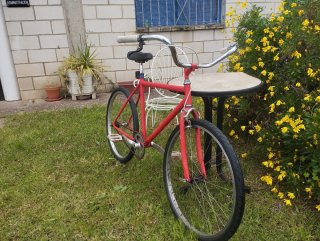 Bicicleta personalizada roja