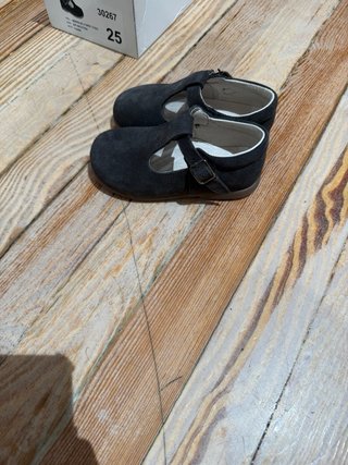 Zapatos pepito ante gris niño talla 25