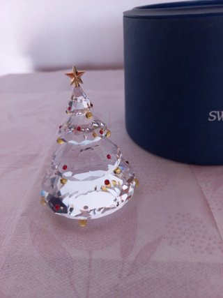 Árbol Navidad Swarovski Cristal y Oro