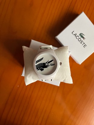 Reloj Lacoste Blanco y Negro Hombre