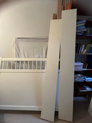 Estructura Cama IKEA HEMNES 140x200 Blanca
