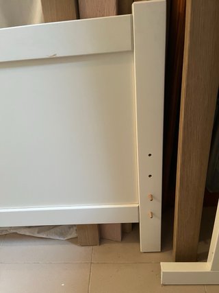 Estructura Cama IKEA HEMNES 140x200 Blanca