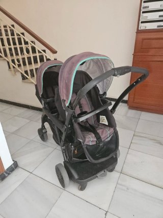 Carrito Doble Graco + máxi cosi nuevo compatible