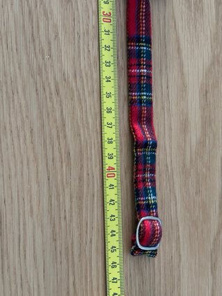Elegante Papillon in Lana a Trama Tartan