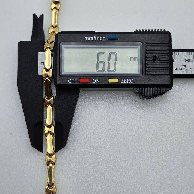 Pulsera de Oro 18K, Barras, 9,34gr, 20cm