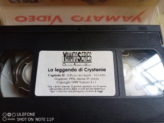 Vhs La leggenda di Crystania Capitolo II-Yamato Vi