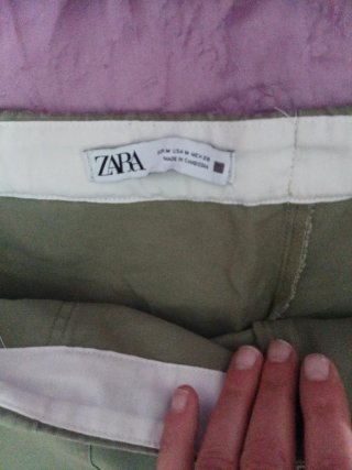 Pantalones cargo marrones anchos