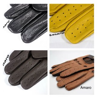 Luvas em Pele/Couro Vintage/Retro/Clássicas para C