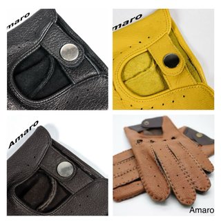 Luvas em Pele/Couro Vintage/Retro/Clássicas para C
