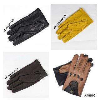 Luvas em Pele/Couro Vintage/Retro/Clássicas para C
