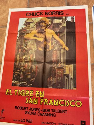 Lote 3 posters originales Chuck Norris