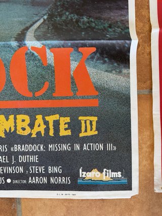 Lote 3 posters originales Chuck Norris