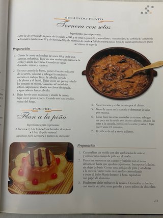 Libro de cocina Un menú para cada día