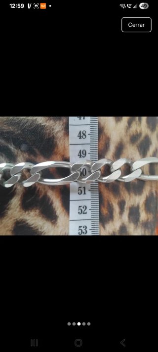 Cadena Cartier  (3+1) - Plata 925 Maciza (151g)
