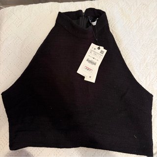 Top Zara Negro Talla L