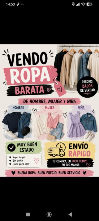 Vendo abbigliamento, accessori e calzature