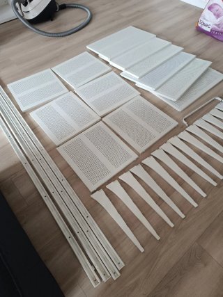 Sistema Almacenamiento Algot Ikea Blanco