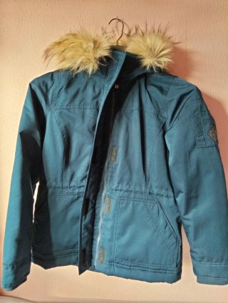 Chaqueta Hollister Talla M Azul con Capucha