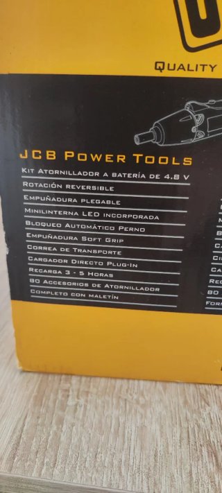 Kit Atornillador Eléctrico JCB + 90 Accesorios