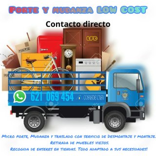 Porte mudanza low cost barato económico