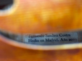 Viola de 42 cm, luthier Fernando  Sánchez Contra