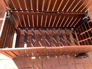 Baúl Terraza Madera IKEA