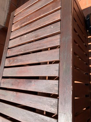 Baúl Terraza Madera IKEA