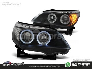 FAROS DELANTEROS OJOS DE ANGEL PARA BMW SERIE 5 E60 / E61 / BERLINA / TOURING