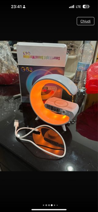 Caricatore con sveglia luminosa G63