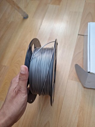 Filamento PETG 1.75mm Plata 1KG
