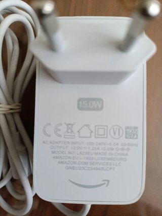 Alimentador Cargador Amazon 15W LA23EU echo dot